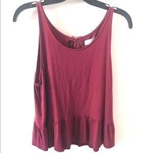 Tie Back tank top